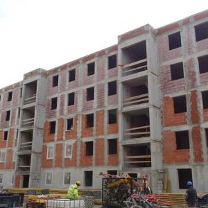 Urocze Nowe Miasto - zaawansowanie prac na koniec października